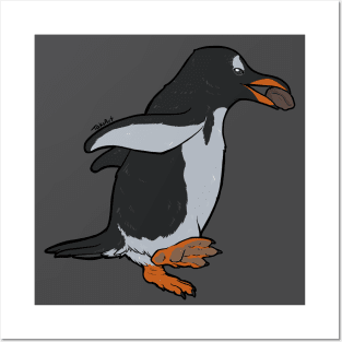 Pebble Penguin Posters and Art